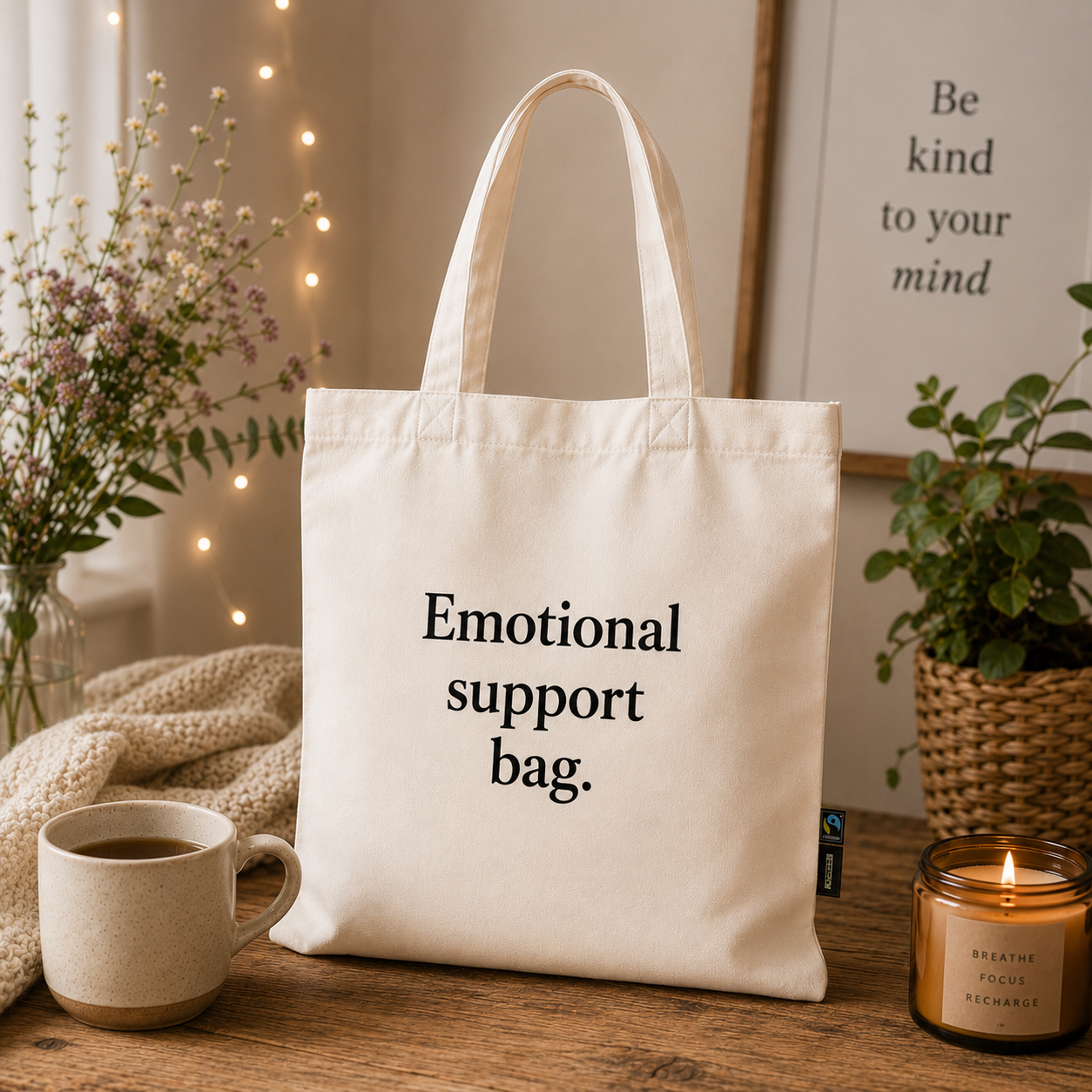 Bio Baumwolltasche – Twill Bag "Support bag"