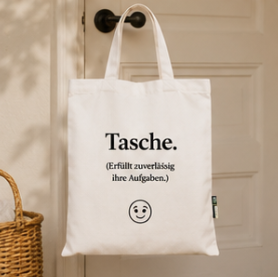Bio Baumwolltasche – Twill Bag "Tasche..."