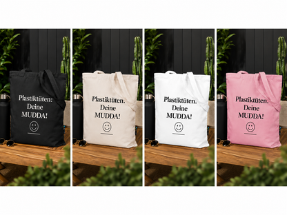 Bio Baumwolltasche – Twill Bag "Deine Mudda"