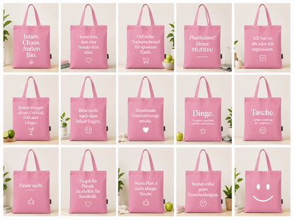 Bio Baumwolltasche – Twill Bag mit Spruch