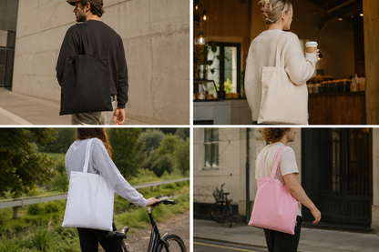 Bio Baumwolltasche – Twill Bag "Big Smiley"